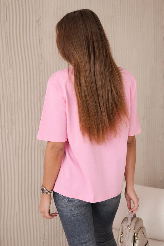 ROZĀ KOKVILNAS T-KREKLS "NO BAD DAYS"