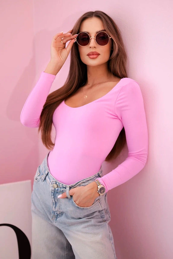 ROZĀ BODIJS AR GARĀM PIEDURKNĒM